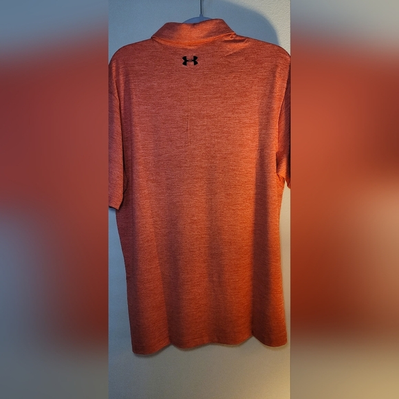 Under Armour Men's Polo Shirt - Heathered Orange - Picture 4 of 7